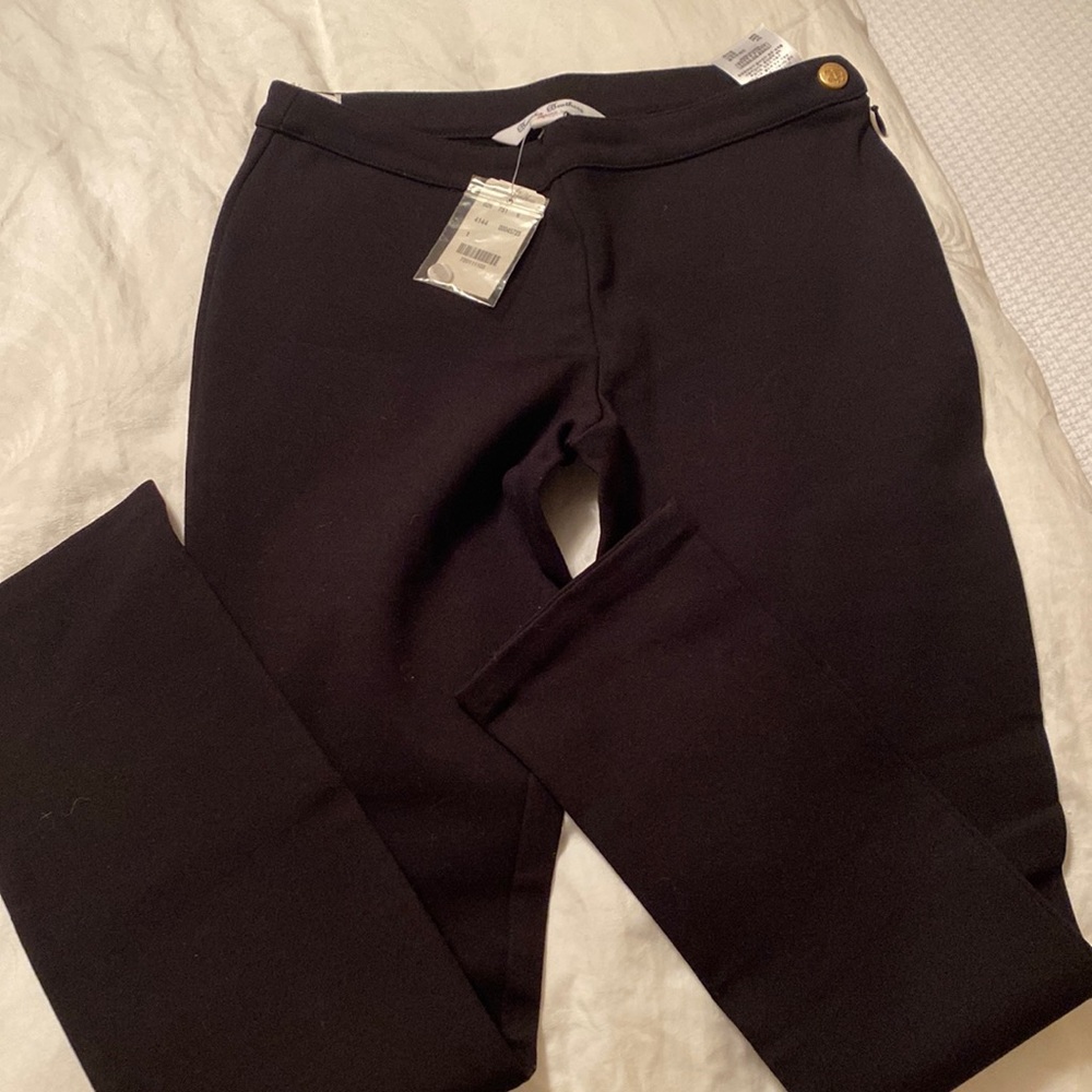 Brooks Brothers girls ponte side zip pants